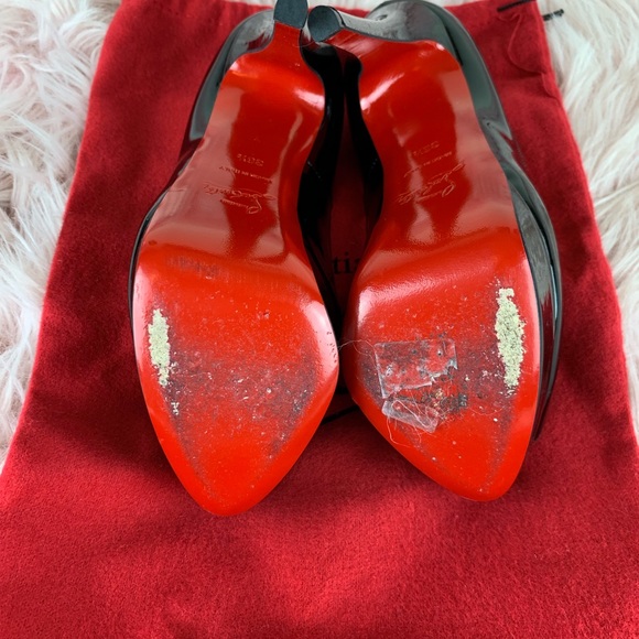 Christian Louboutin Lady Black 150 Patent 36.5 - Picture 4 of 8